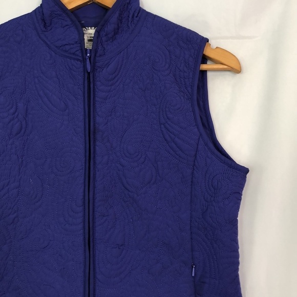 Pendleton Women’s Blue Quilted Vest Hidden Pocket Size XS - Picture 4 of 11